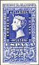 Spain 1950 Spanish Stamp Centenary 75 CTS Azul Edifil 1076. Spain 1950 1076 Queen Isabel II. Subida por susofe
